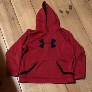 Under Armour Kids Hoodie in Red and Black
